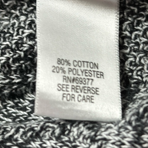 Croft&Barrow XL Cardigan Heathered Black size XL - Picture 5 of 5